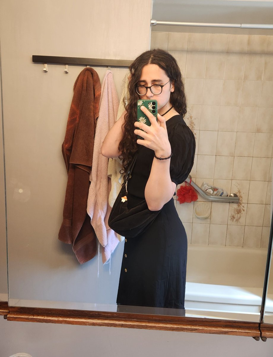 Got a new dress and finally wearing it :> not the best pics but it works