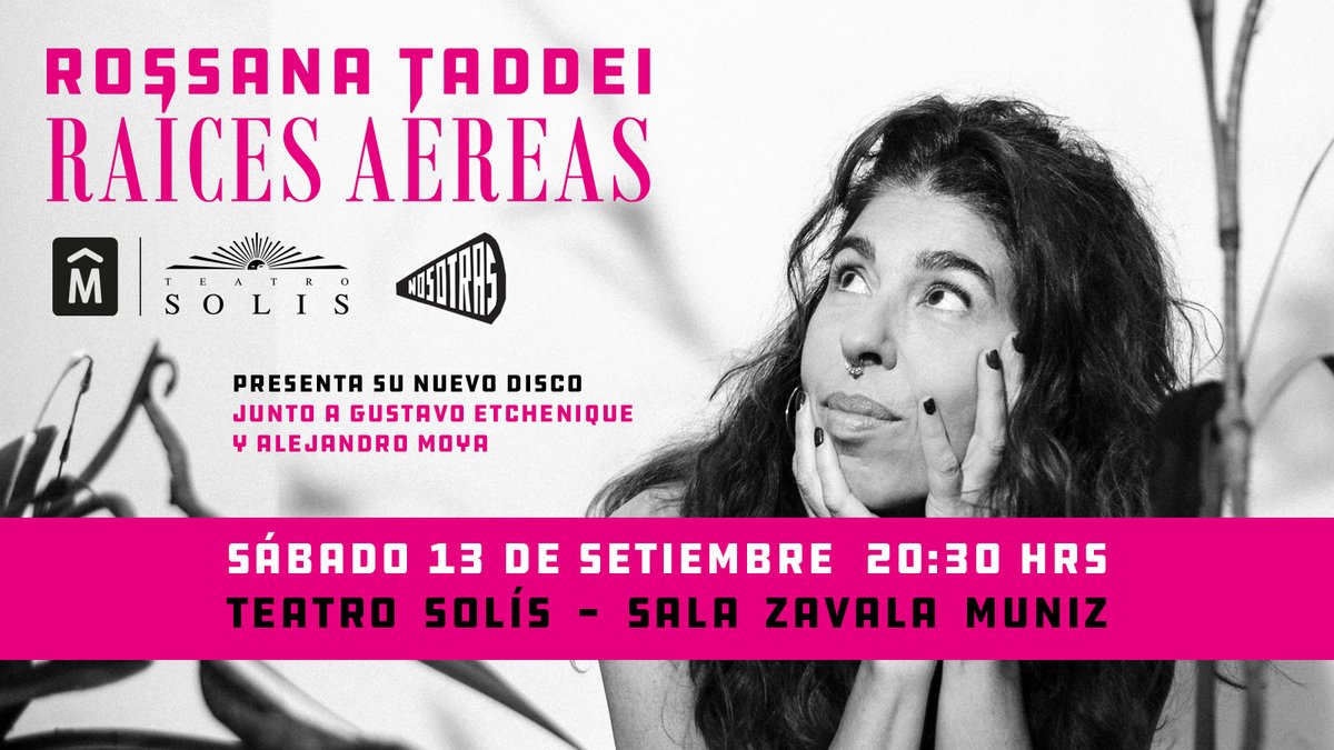 🎸 Rossana Taddei vuelve al Solís para presentar "Raíces aéreas".