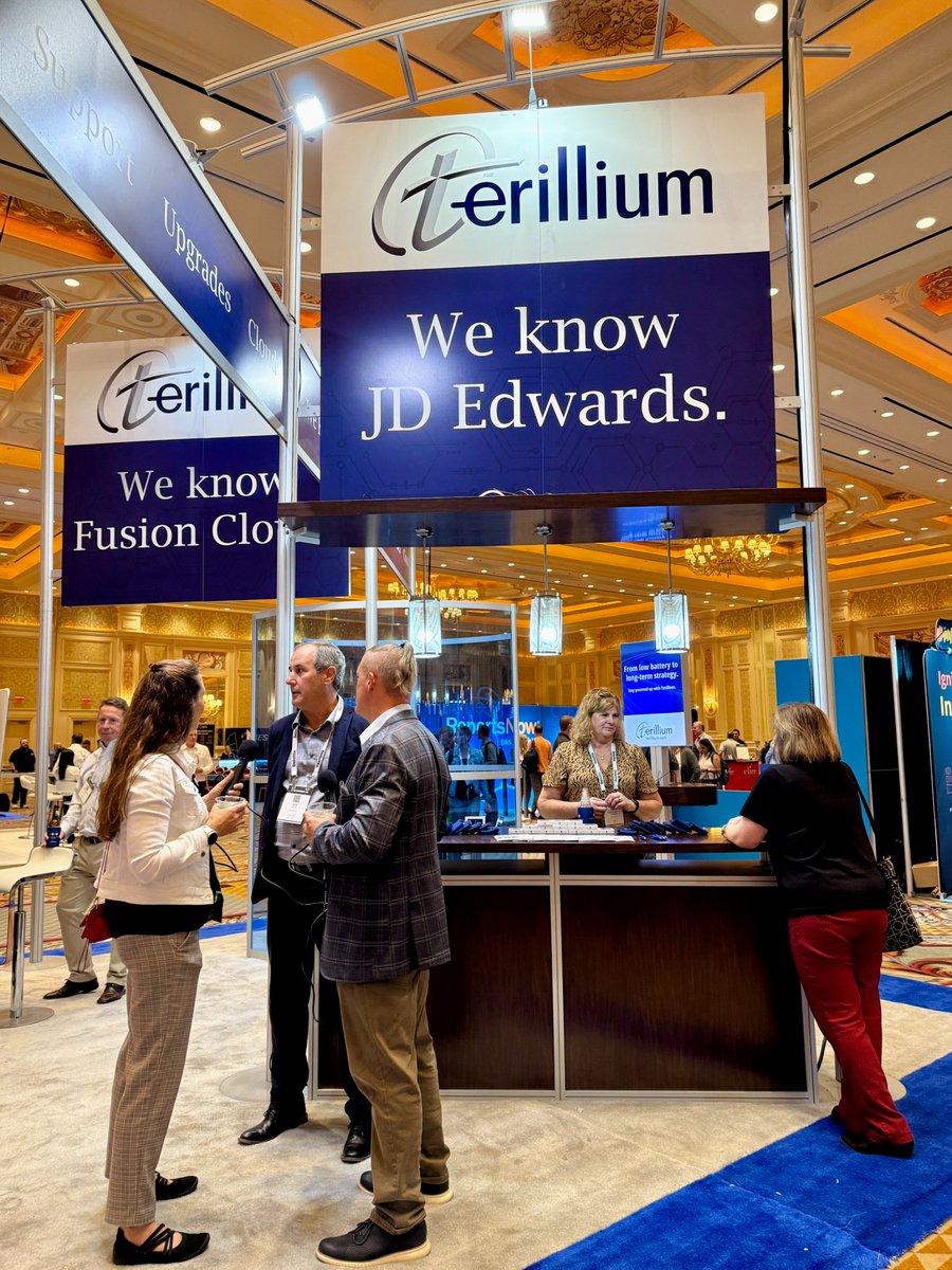 terillium's tweet image. That&apos;s a wrap on #BLUEPRINT4D! It was fantastic reconnecting with the #Oracle community, and we hope everyone made it home safely. Thanks to everyone who stopped by our booth, joined our sessions, or came to our customer event⭐🎉

📍 Next stop: Denver for INFOCUS | Sept. 9-11!