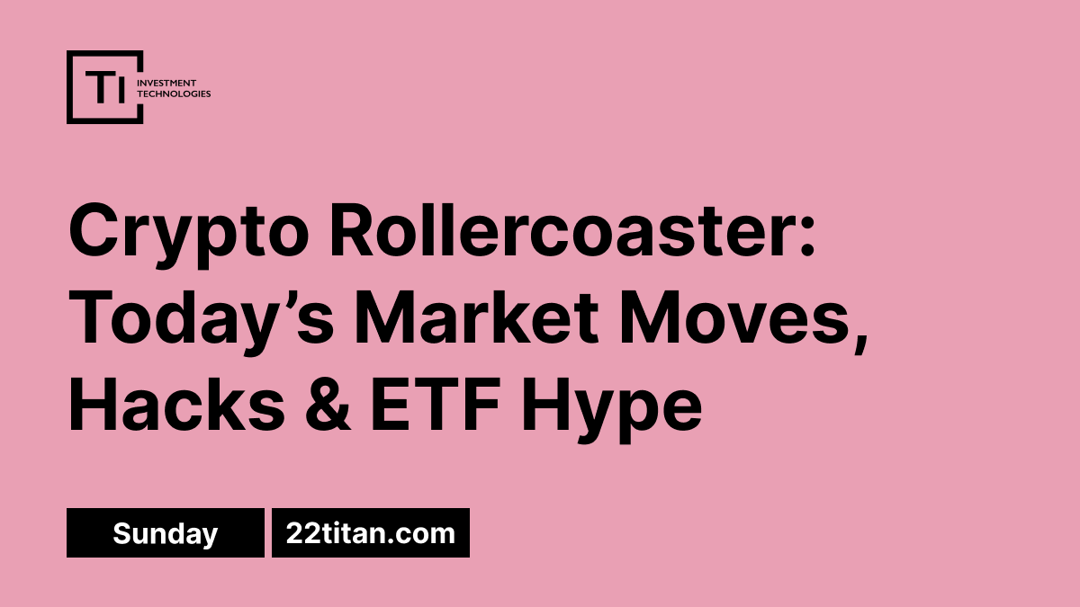 Crypto Rollercoaster: Today’s Market Moves, Hacks &amp; ETF Hype 

Bitcoin defied gravity to hold $68K despite Fed jitters, while Ethereum surged on renewed spot ETF optimism—fueled by <a href="/BlackRock/">BlackRock</a>  latest SEC filing. Meanwhile, <a href="/solana/">Solana</a>  NFTs exploded 40%, proving the chain’s comeback