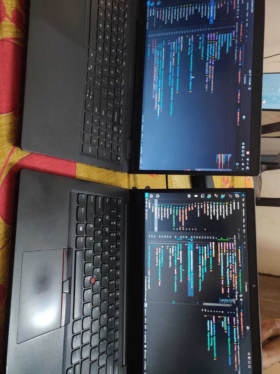 ashwani346's tweet photo. What an exciting night after work.
@ByteByByte_ and I worked on our side project.
Implemented 
- signup route
- signin route 
- added jwt tokens
in nest js frame work.
We are experimenting with microservices using rabbitMQ.
Will keep on sharing the progress.
#TypeScript #github https://t.co/0tNLeHAQ6Q
