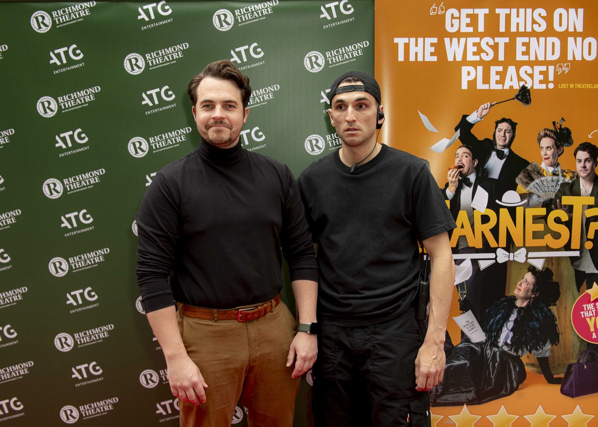 As the curtain comes down on the …Earnest? UK Tour, a big thanks to everyone who has supported us. What me &amp; my <a href="/sayitagainsorry/">Say It Again, Sorry?</a> family have achieved up to this point is beyond our wildest expectations &amp; creating/performing this role has been the most fun ever. Next up <a href="/edfringe/">Edinburgh Festival Fringe</a>