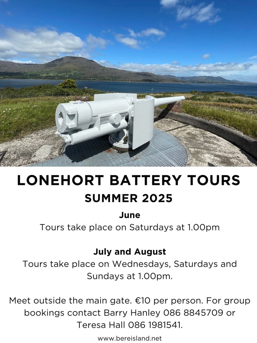 Tours of Lonehort Battery #BereIsland have now restarted. Lonehort is the largest of seven gun batteries built on the island by the British Admiralty in the early 1900s.