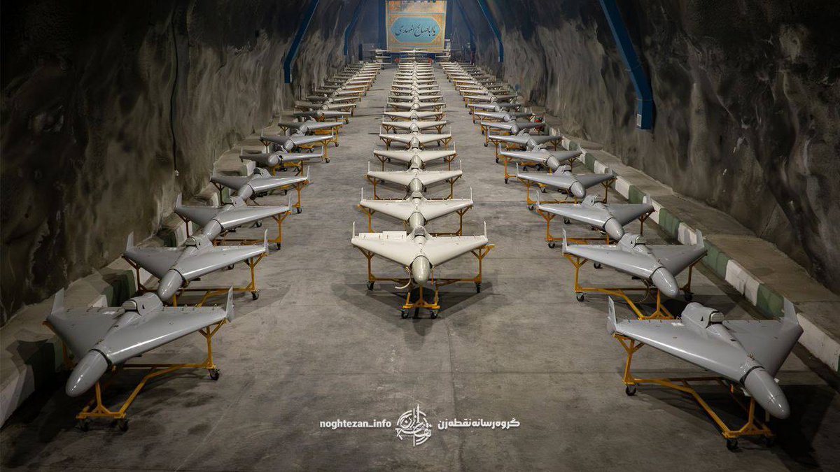 MahalaxmiRaman's tweet image. 🇮🇷| The #IRGC has published unseen images of underground drone tunnels filled with #Shahed136 #Kamikaze Drones.

We’ll likely see an increase of drone launches against #Israel 🇮🇱