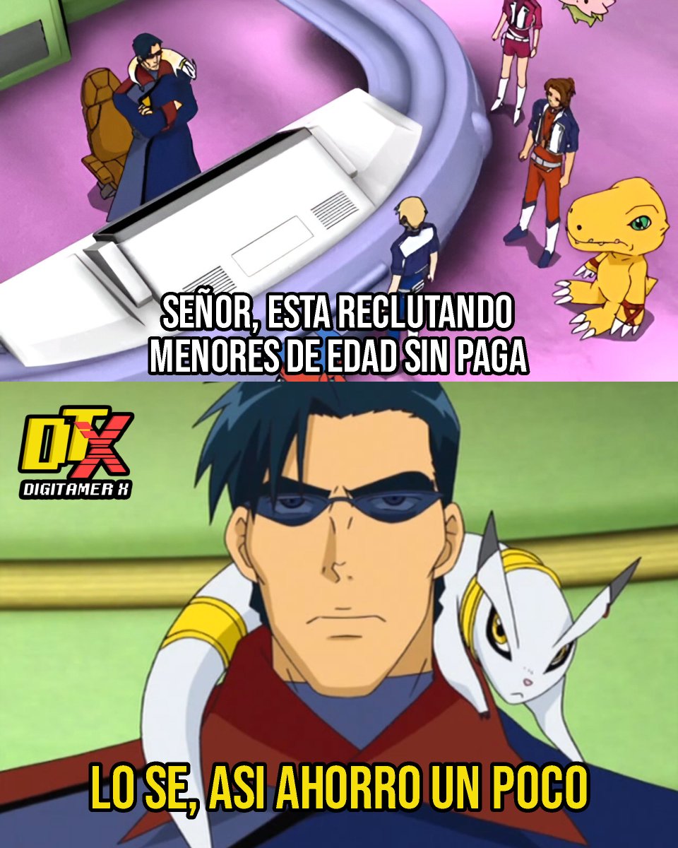 DigitamerX's tweet image. 🤨 Chicos reclutados para ir detrás de Anomalias Digitales donde ni seguro les dan

DATS en Digimon Savers necesita una auditoria.

#Digimon #DigimonSavers #DigimonDataSquad #anime #memes #Agumon