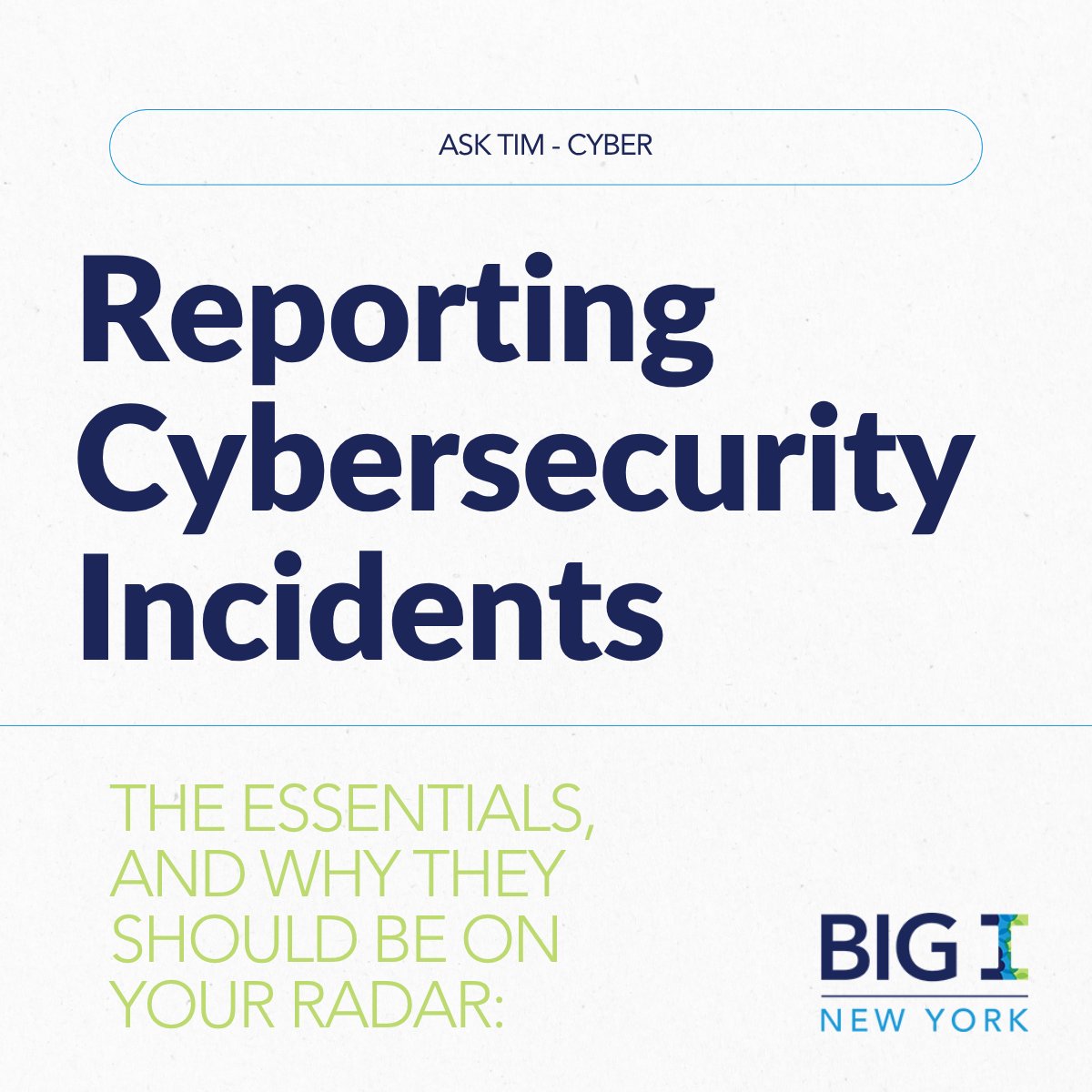 🚨 NY insurance agents: Are you ready to report a cyber incident?

📖 Read more: biginy.org/newsfeed/Lists…

#BigINY #Cybersecurity #IndependentAgents #NYDFS #InsuranceCompliance