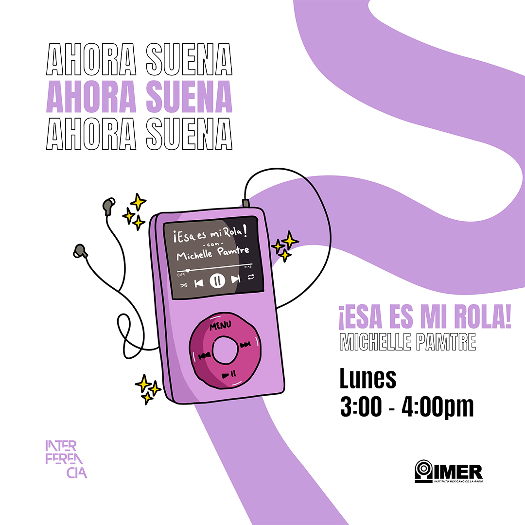 ¿Cuál es esa canción que te hace gritar ¡#EsaEsMiRola!?
#TomaElControl de las canciones que construyen historias y recuerdos de 3:00 a 4:00pm con @michpantojamx. 🎧🎵🎶

Escucha en vivo en:
▶️imer.mx/interferencia
📲App IMER y MX Plus