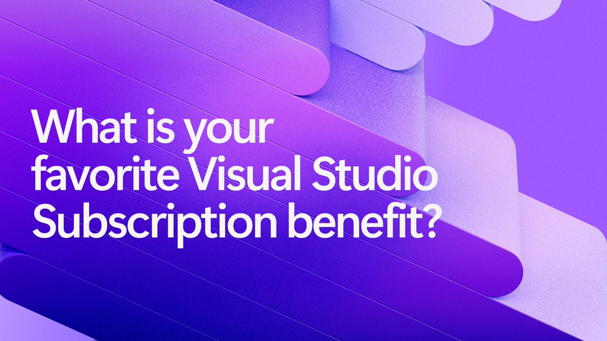🎉 A massive thank you to our incredible community, especially our Visual Studio Subscribers, for helping us reach 50 million developers using #VisualStudio and #VSCode each month! 

🎊 We'd love you to share your amazing stories. 🎈 Join the celebration by replying with YOUR