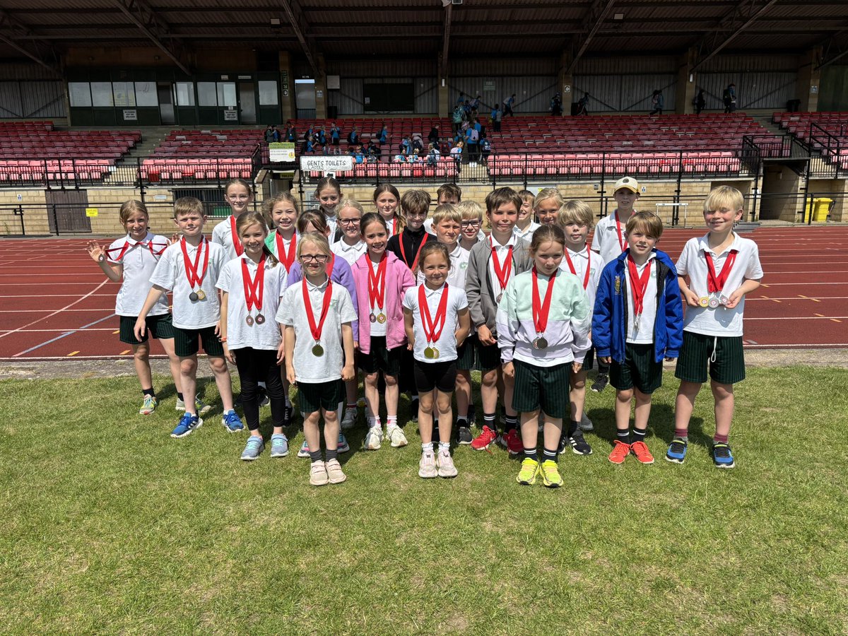 A very successful time for our KS2 Athletics team at the recent inter school competition! 
So many medals!
🥇🥈🥉