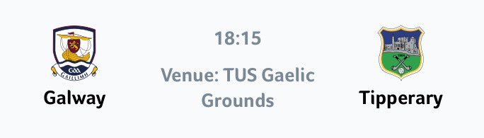Tickets will go on sale at 11am tomorrow Tuesday for next Saturday's All Ireland Senior Hurling Championship Quarter Final between Tipperary and Galway. 
All available on Ticketmaster and in Centra and SuperValu Stores Only. 
Link provided here later.