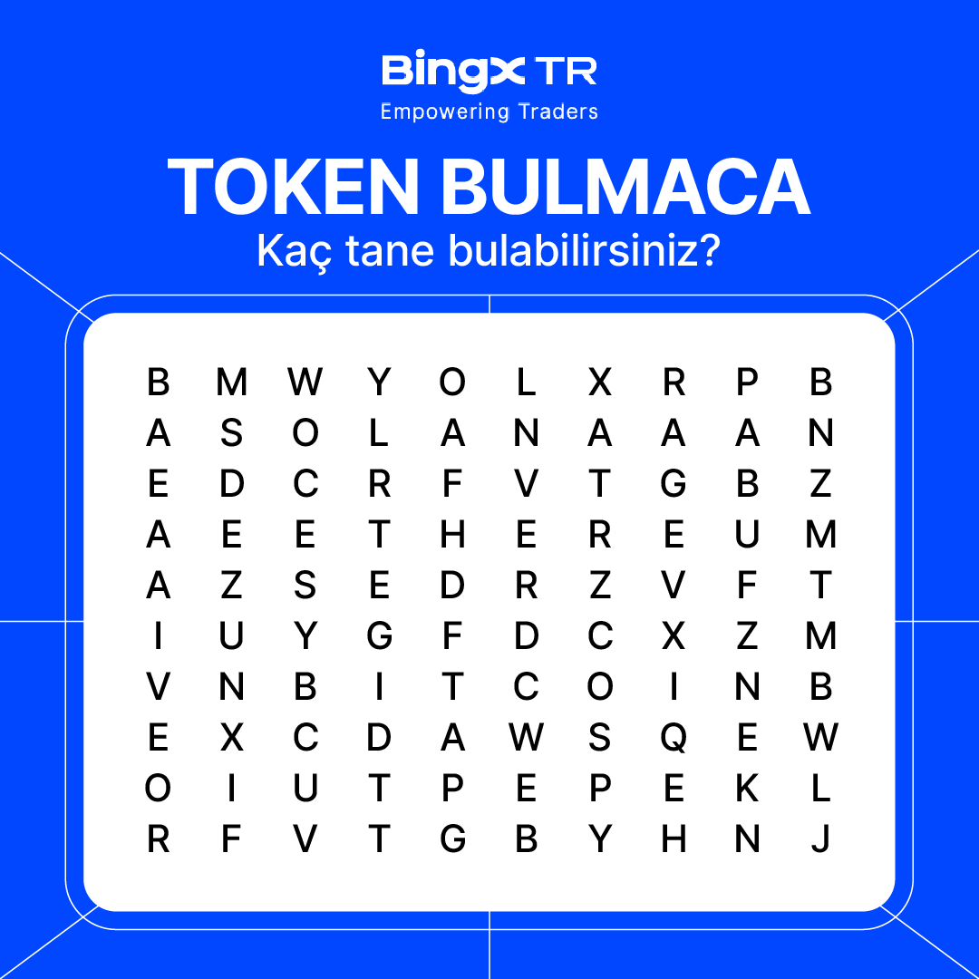 #BingX ile Quiz zamanı!

Tokenları görebiliyor musunuz?

 Yanıtlarda bize yazın!