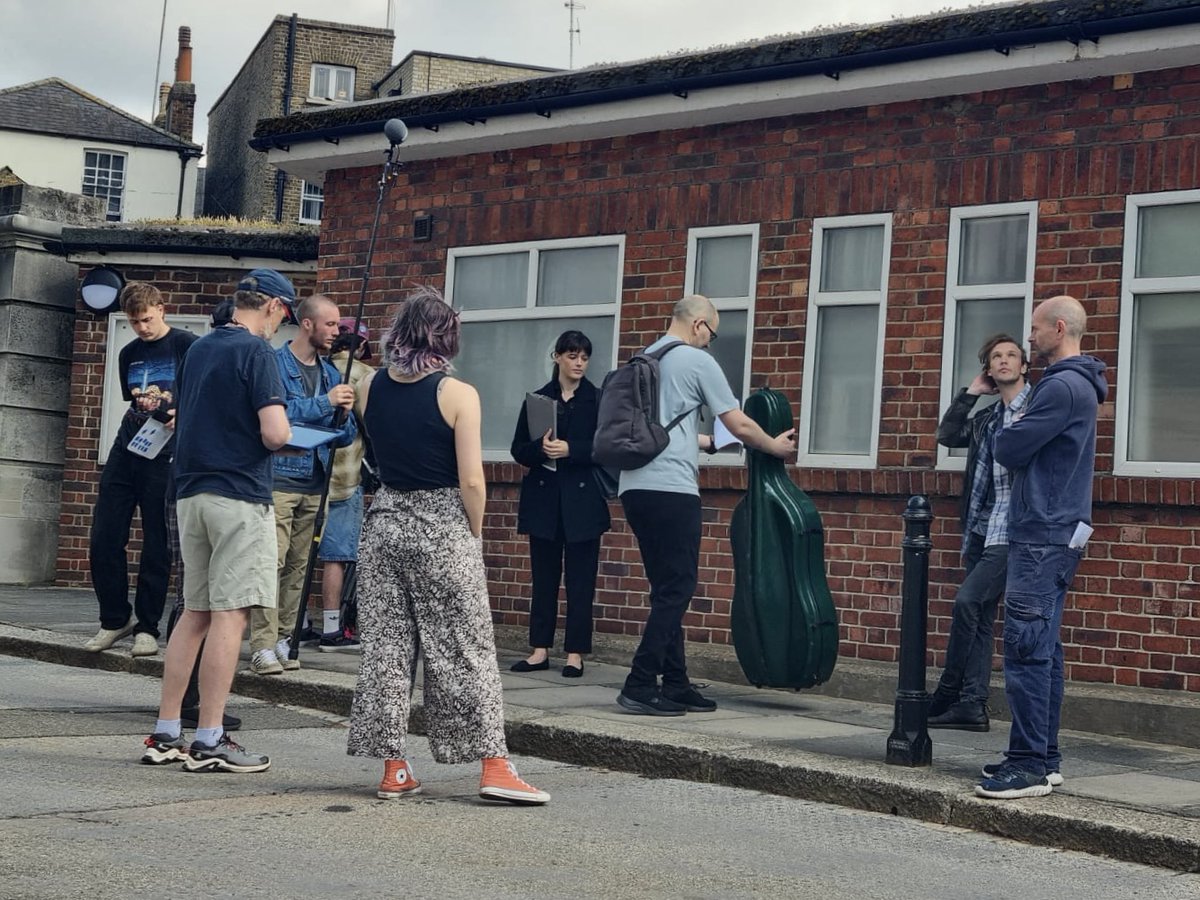 EmReaderWriter's tweet image. Great to be back on set for my short film, Swan Song, again! Thank you to the whole team for all your hard work.