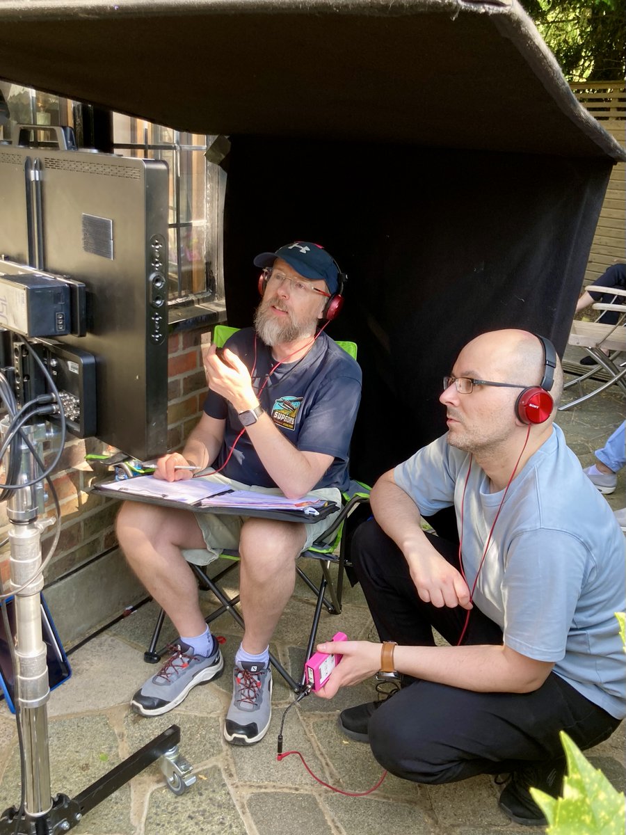 EmReaderWriter's tweet image. Great to be back on set for my short film, Swan Song, again! Thank you to the whole team for all your hard work.