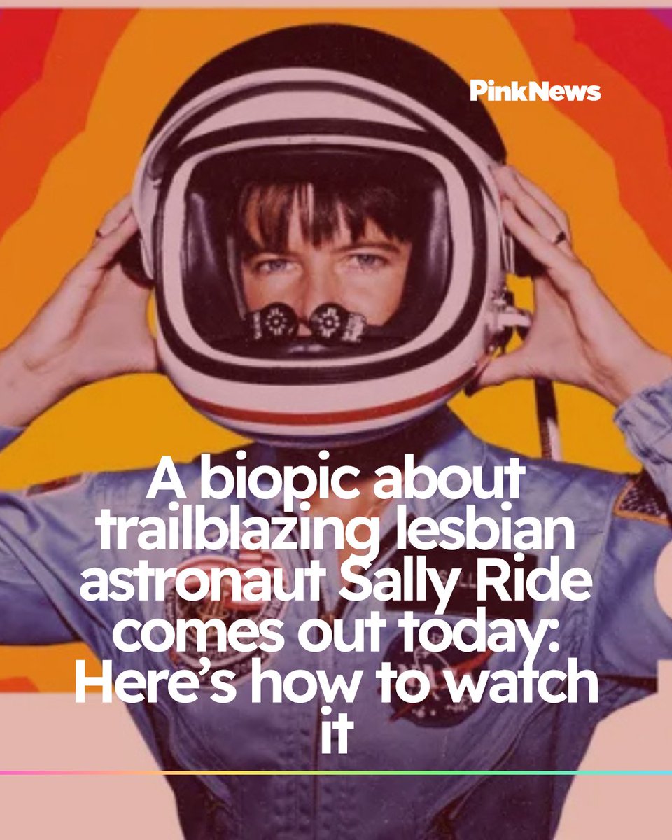 A biopic about trailblazing lesbian astronaut Sally Ride comes out today: Here’s how to watch it ➡️ bit.ly/3TveN6Q