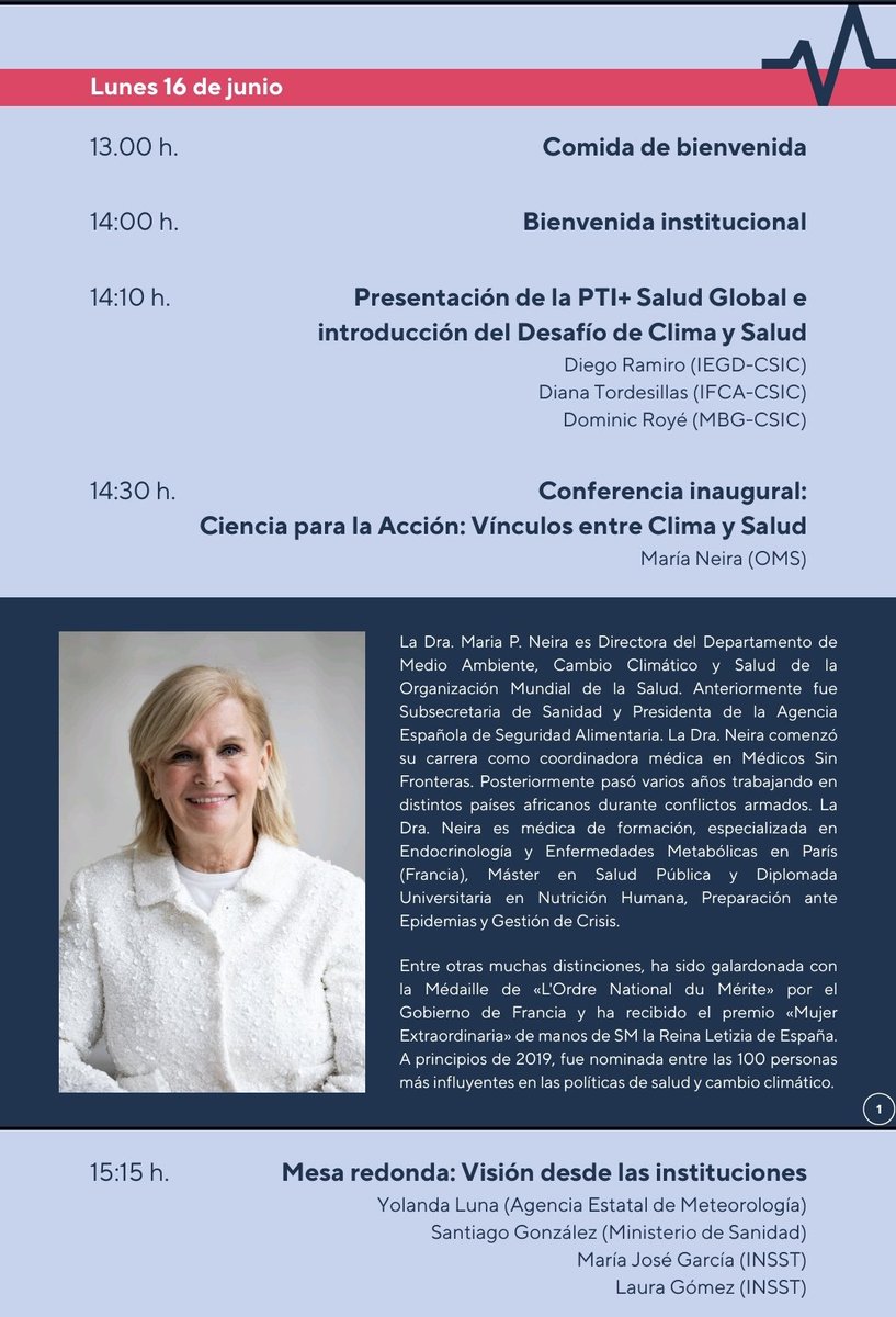 Demografía (CSIC) (@demografia_csic) on Twitter photo 🌍 El #CSIC aborda el impacto del #CambioClimático en la salud a través de la ciencia
🩺 Más de 40 personas expertas se reúnen hoy y mañana en Santander en unas jornadas de las Plataformas Temáticas Interdisciplinares <a href="/SaludglobalCSIC/">saludglobalCSIC</a> y <a href="/PTI_Clima/">PTI+ Clima</a>
👉 csic.es/es/actualidad-… 🌍 El #CSIC aborda el impacto del #CambioClimático en la salud a través de la ciencia
🩺 Más de 40 personas expertas se reúnen hoy y mañana en Santander en unas jornadas de las Plataformas Temáticas Interdisciplinares <a href="/SaludglobalCSIC/">saludglobalCSIC</a> y <a href="/PTI_Clima/">PTI+ Clima</a>
👉 csic.es/es/actualidad-…