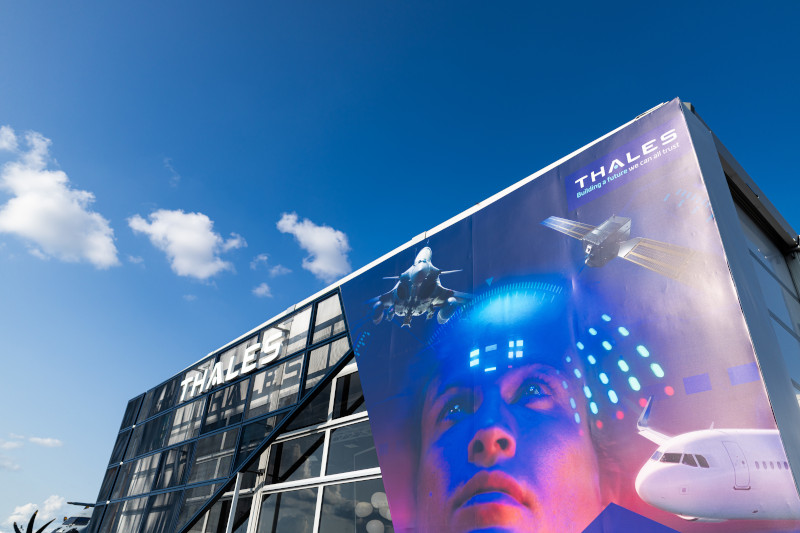 thalesgroup's tweet photo. #ParisAirShow here we are. 🇫🇷✈️

#PAS25 #Thales #SIAE2025