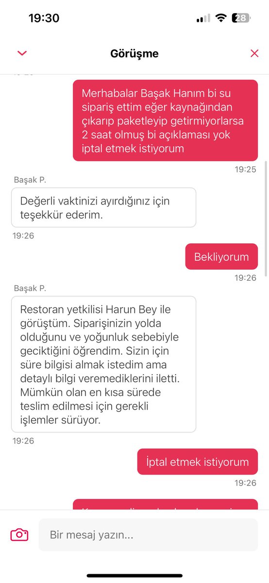 BeckSpirit's tweet photo. @yemeksepeti yardım merkezi tam olarak ne işe yarıyor bana açıklayabilir misiniz? Ne zaman gelir diyorum cevap vermiyorsunuz, iptal edin diyorum edemeyiz yola çıkmış diyorsunuz. Sizden tam olarak nasıl yardım alabiliyoruz açıklar mısınız? https://t.co/wIlRRhY5Dw
