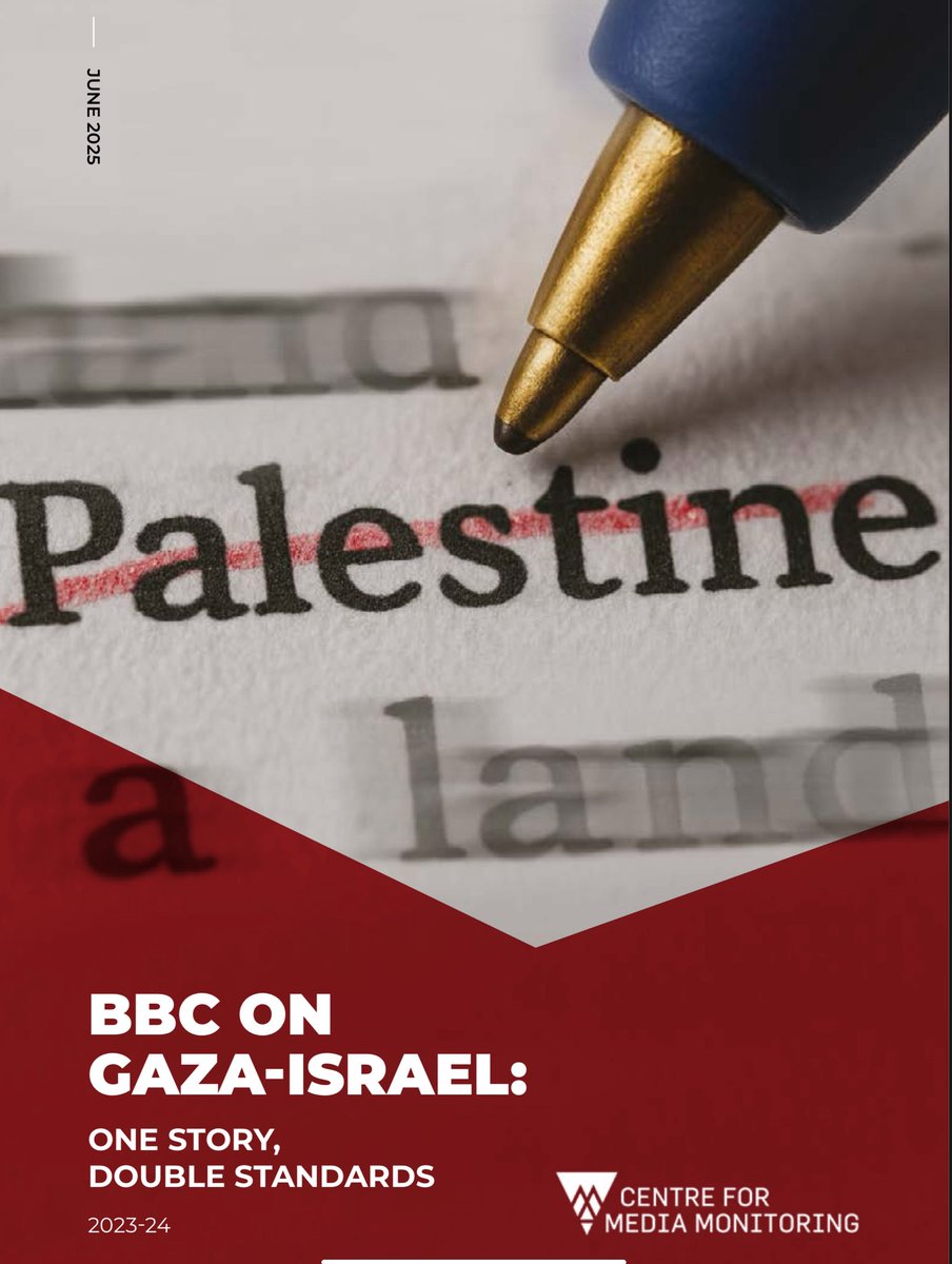 “BBC presenters shared the Israeli perspective 11 times more frequently than the Palestinian perspective (2,340 v 217)”
~Centre for Media Monitoring

Link to full report 👇

cfmm.org.uk/wp-content/upl…

cfmm.org.uk/bbc-on-gaza-is…