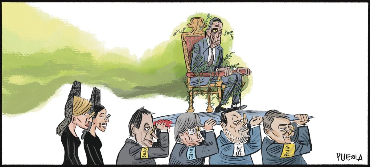 💬 | La coalición 'progresista' en procesión'.

Viñeta de <a href="/PUEBLAdibujante/">PUEBLA</a> para <a href="/abc_es/">ABC.es</a>.