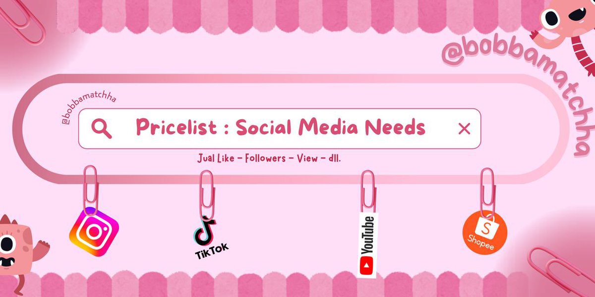 💌 | Jual Followers, Like Instagram, Tiktok, dll tweet media