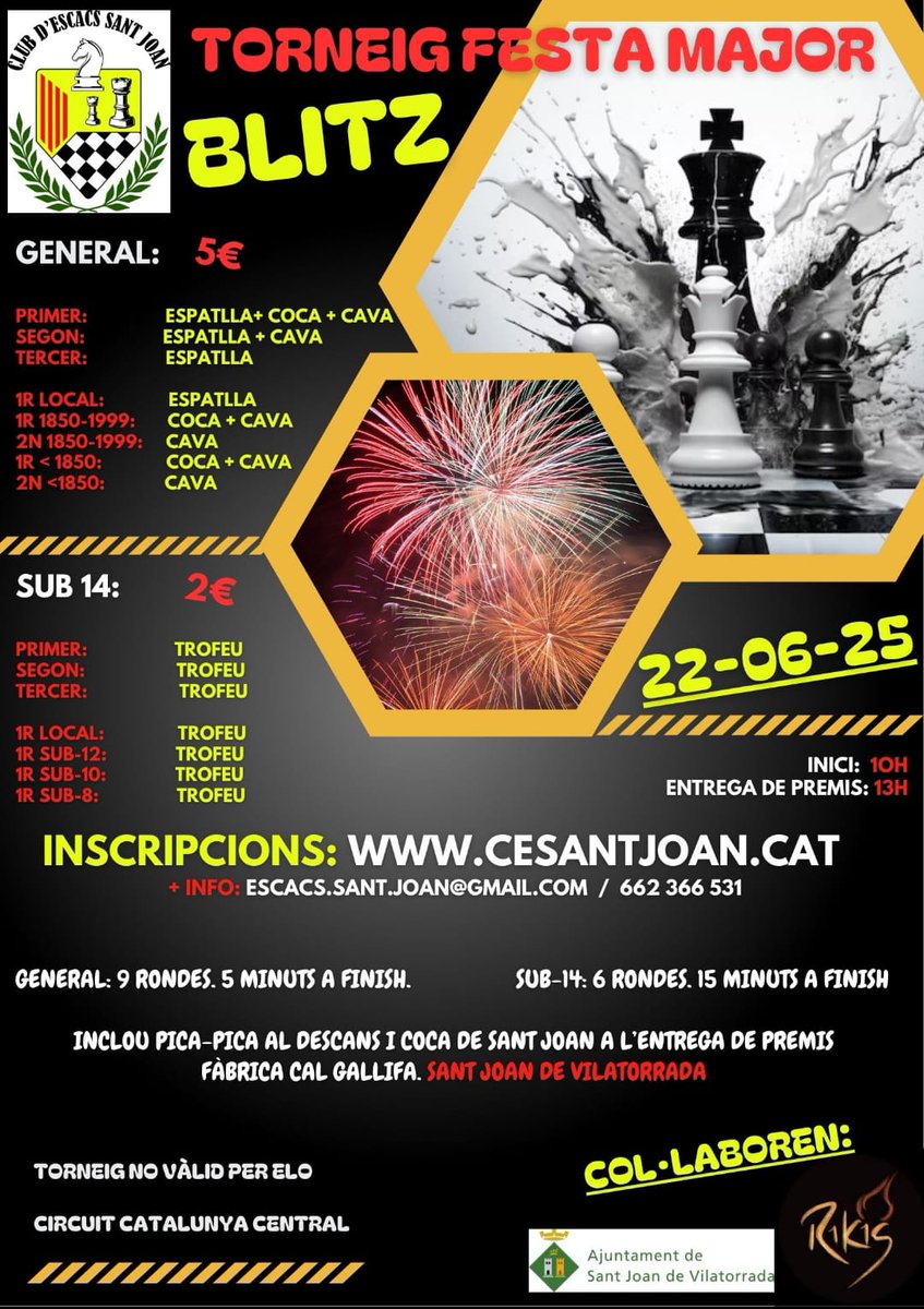Ànims que és aquest cap de setmana, no ho deixeu per l'últim dia.

chess-results.com/Tnr1195955.asp…

.