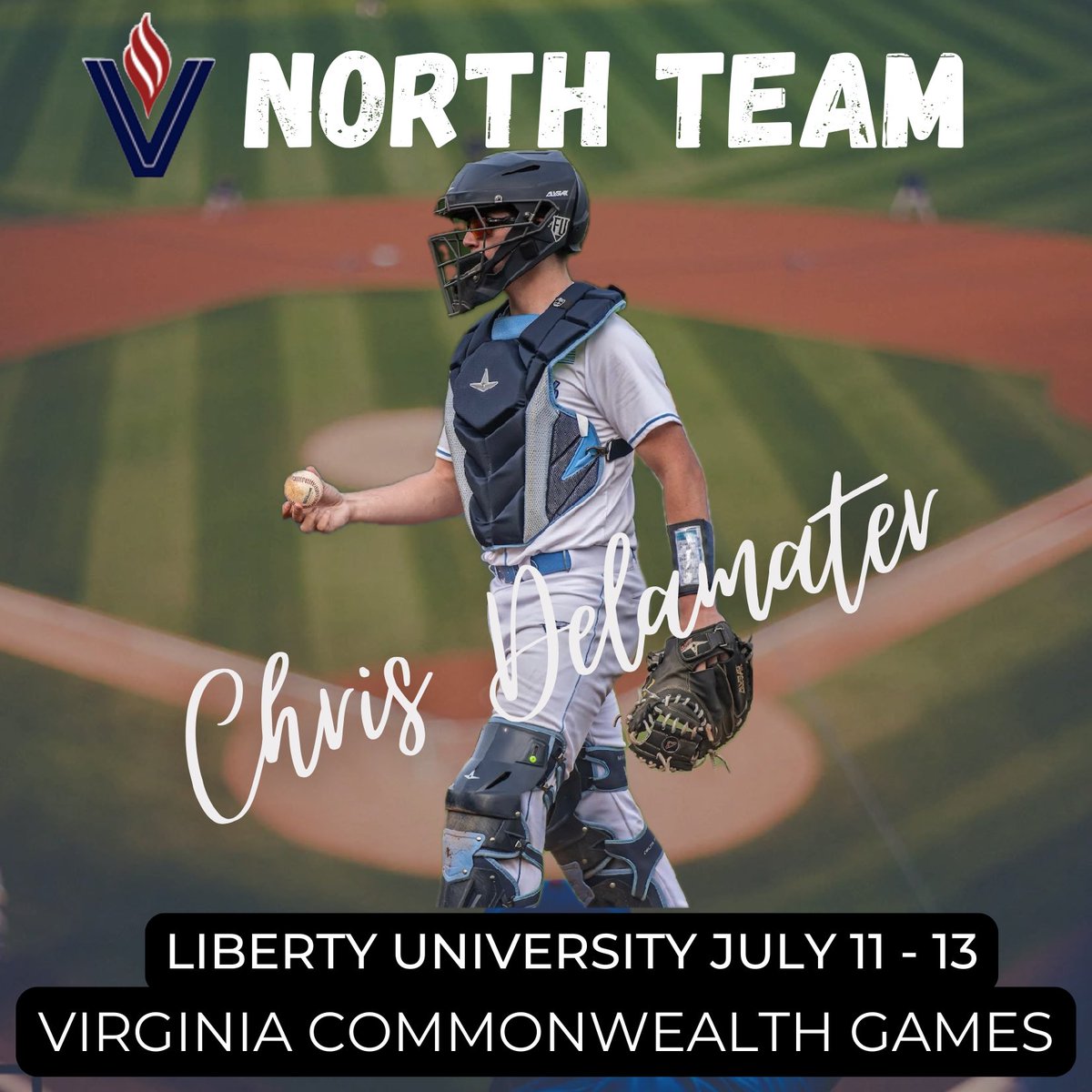 Virginia Commonwealth Games North (@vcgnorth) on Twitter photo Welcome aboard <a href="/45_Dele/">Chris Delamater</a>
One of the hardest working catchers out there! He will compete behind the plate and at the plate.
<a href="/ColganBaseball/">Colgan Baseball</a> Welcome aboard <a href="/45_Dele/">Chris Delamater</a>
One of the hardest working catchers out there! He will compete behind the plate and at the plate.
<a href="/ColganBaseball/">Colgan Baseball</a>