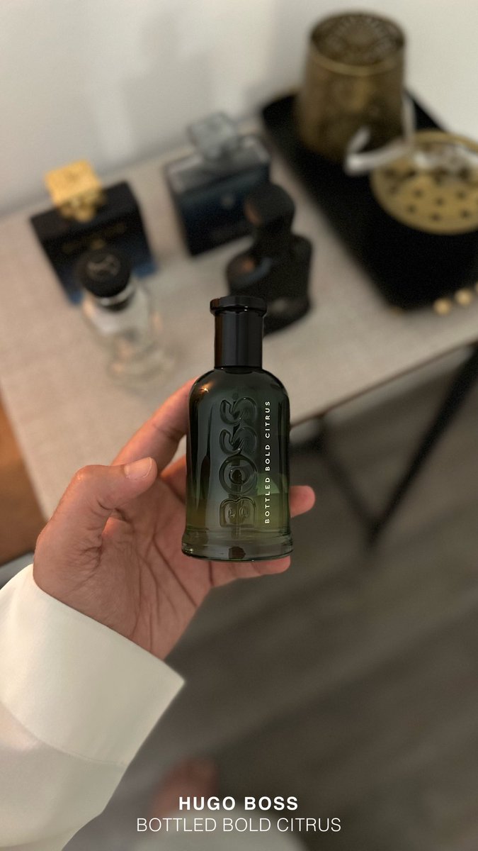 Bottled Bold Citrus 
Hugo Boss

كنت أمدحه واليوم أضمه لمجموعتي.