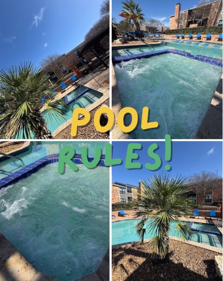 biltmoreparksa's tweet image. Kick off your week with a dash of resort-style living! Dive into the #BiltmoreLiving lifestyle - just remember, no glass bottles, keep noise down, and pool hours are until 10pm. Happy swimming! 🌴☀️ #LuxuryLiving #PoolRules