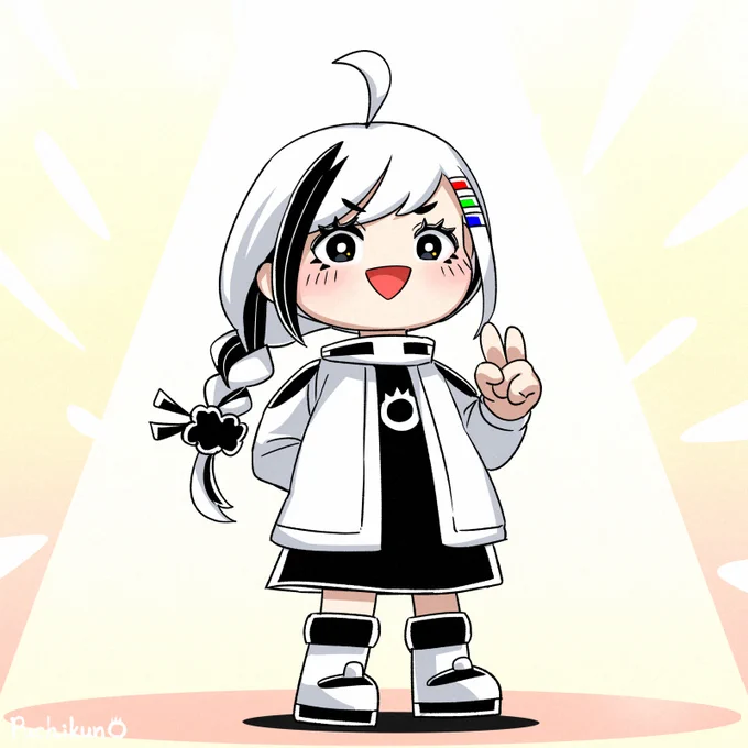 おはモノチ 「三つ編みだっち!」 #MonochiProject