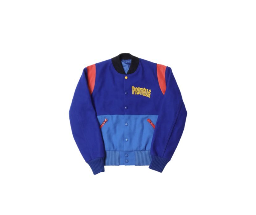 freetheguilty's tweet image. Kanye West Merch
Pastelle Varsity Jacket
