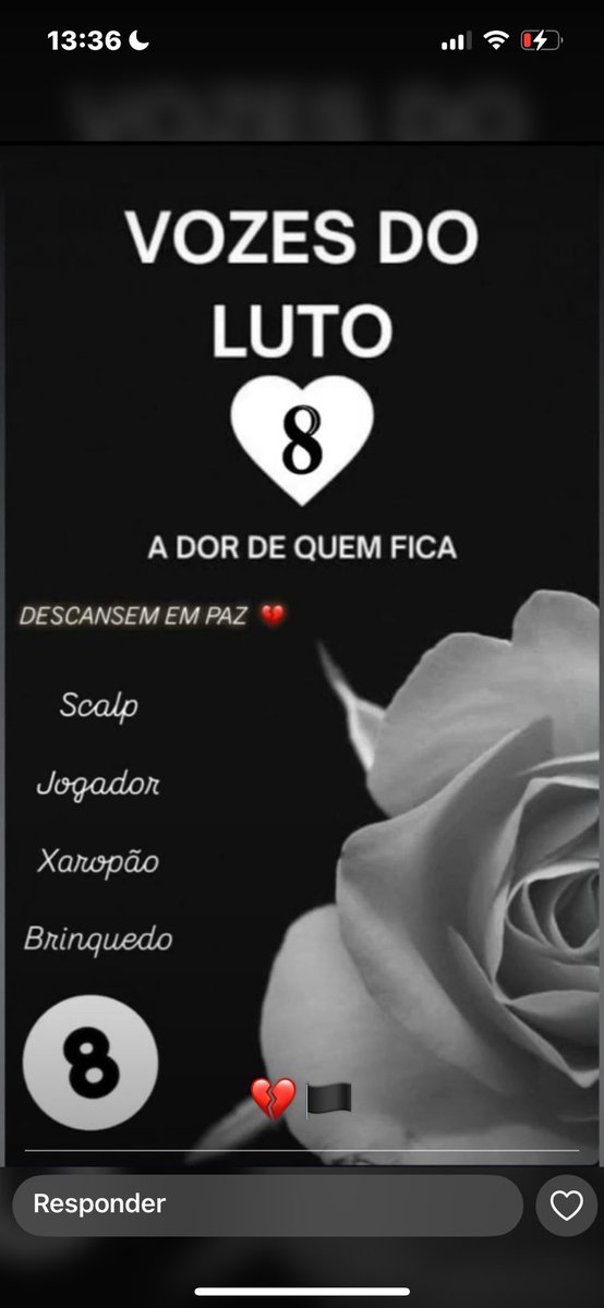Cpx de luto 🖤