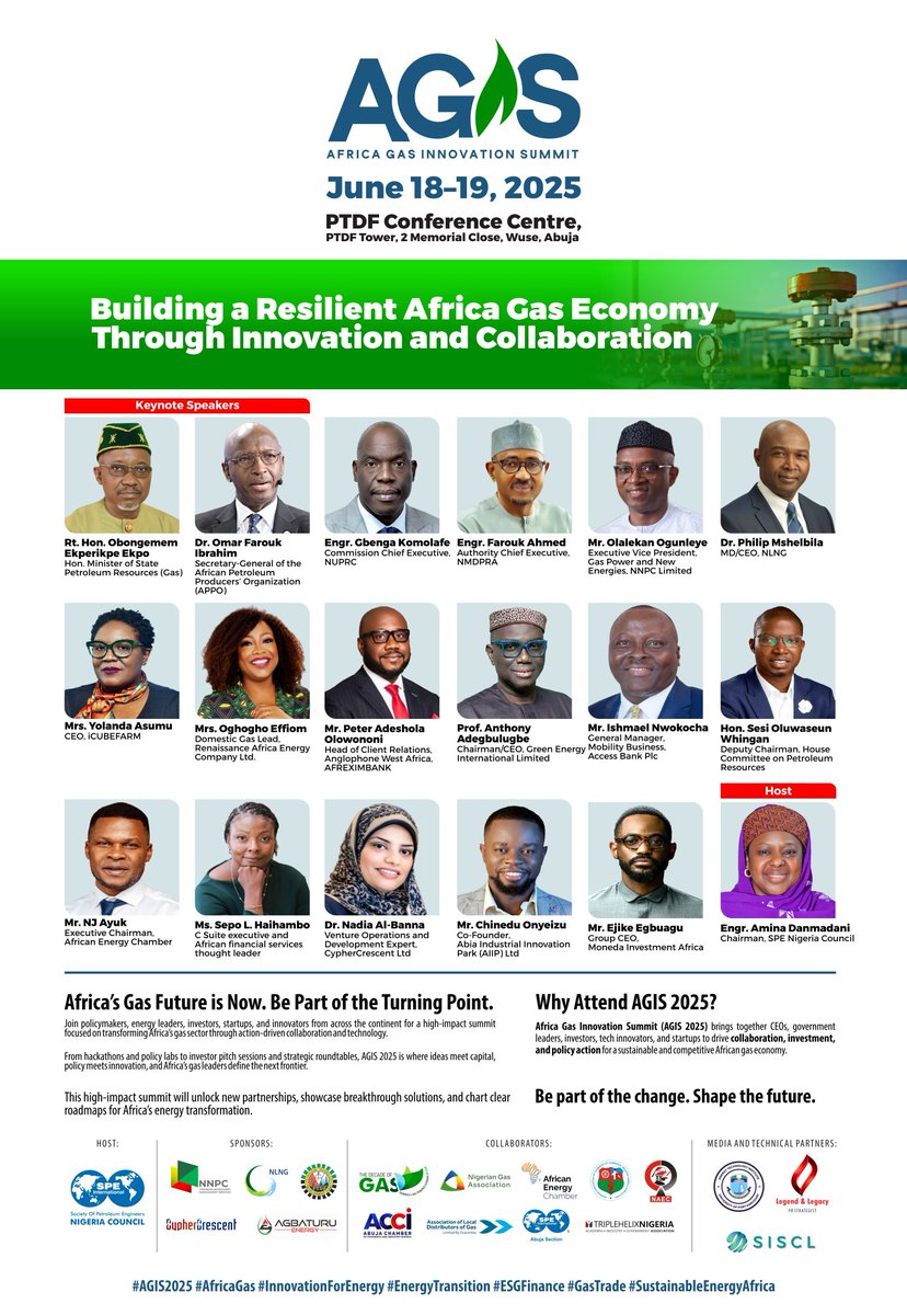 Africagassummit's tweet photo. Just 2 days left until #AGIS2025 kicks off!
Register:https://t.co/6JfWuCvivI
Prepare, plan to be in the room!
#AfricaGas #EnergyTransition #Energyinnovation #ESGFinance #GasTrade https://t.co/twXUcqv7Xq