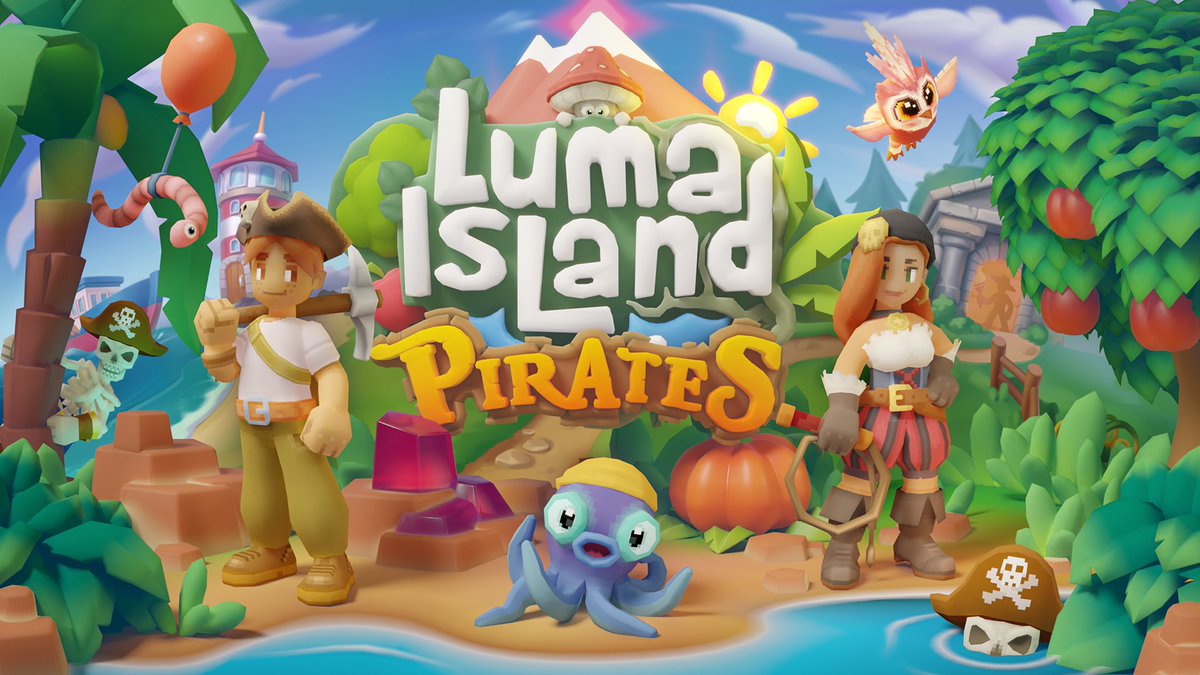 LumaIsland's tweet photo. 📣 Mark your calendars for Friday, June 20th! 📣

Luma Island: Pirates sets sail ⛵️🏴‍☠️

Discover a new profession, new Lumas, new puzzles, new characters AND hidden Pirate Cove entrances 🏝️👀

Wishlist now on Steam 👇 https://t.co/CbulxKUufZ