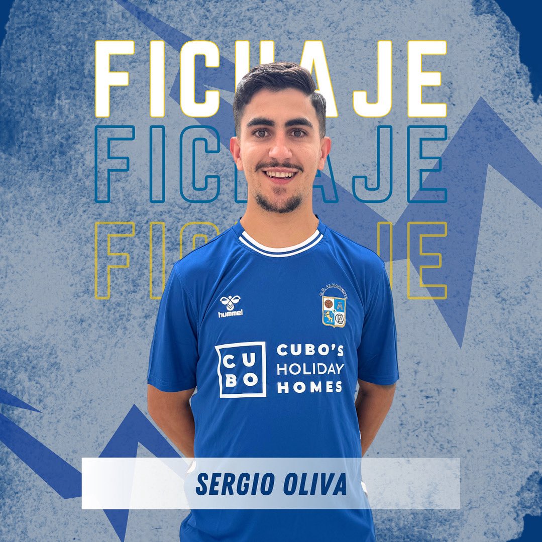 🔵🔵¡¡FICHAJE!! ✅✅

🤝 Sergio Oliva, nuevo fichaje del CD Alhaurino para la temporada 25/26.

➡️ El cuarto fichaje llega procedente de la UD San Pedro, donde la pasada temporada anotó 15 goles. Calidad, visión de juego y mucha llegada a área contraria

💙¡¡Bienvenido, Sergio!!