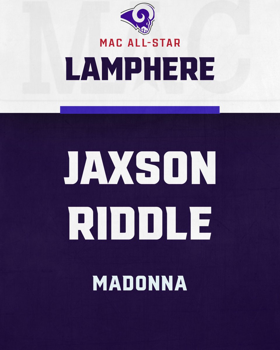 MACvsOAAallstar (@mac_oaa_asg) on Twitter photo <a href="/LHShardball/">Lamphere Baseball</a> is sending Jaxson Riddle to represent the MAC tomorrow night at Jimmy John’s Field. Good luck! <a href="/LHShardball/">Lamphere Baseball</a> is sending Jaxson Riddle to represent the MAC tomorrow night at Jimmy John’s Field. Good luck!