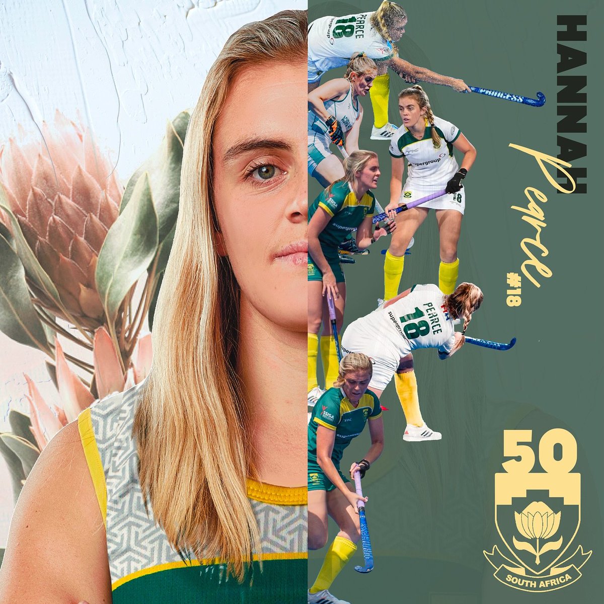 50 CAPS FOR HANNAH! 

A massive congratulations to Hannah on reaching this huge milestone — 50 caps for the South African Women’s Hockey Team! 

#morethanhockey
