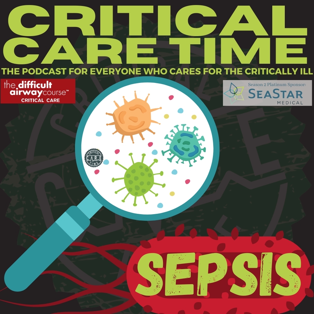 Super excited to share episode #51 of <a href="/CritCareTime/">Critical Care Time</a>  all about SEPSIS.

We cover everything - from Hippocrates to Manny Rivers - tackling controversies (vitamin C) &amp; best practices (LR &gt; NS). 

Truly one of our best episodes yet IMHO. Hope you'll give it a listen!

(links below)