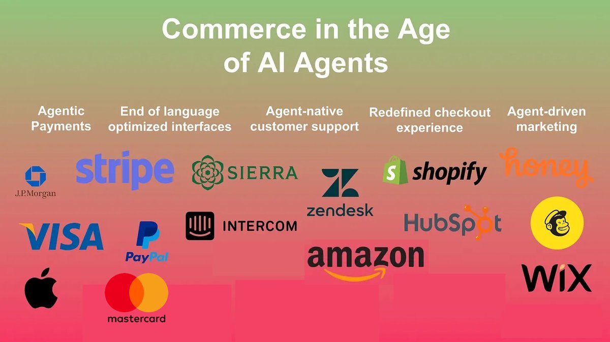 namrataganatra's tweet photo. I built my first Agentic Commerce startup before LLMs existed at scale. 
I’ve been tracking the agentic commerce & payments space closely now and there's some interesting stuff happening right now.

The big players are going in different directions. Shopify is doubling down on their Sidekick AI for merchant automation. Amazon is quietly building out their fulfillment agents behind the scenes. And then you have newer companies focusing specifically on customer service automation for e-commerce.

But here's what I'm seeing as the real trend: it's not just about chatbots anymore. The companies that are winning are building agents that can actually take actions - process returns, update inventory, coordinate with suppliers, even make purchasing decisions within set parameters.

I'm seeing three main categories emerging:

1) Customer service agents that can actually resolve issues (not just answer questions)
2) Inventory management agents that predict and auto-reorder stock
3) Marketing agents that can adjust campaigns based on real-time performance data