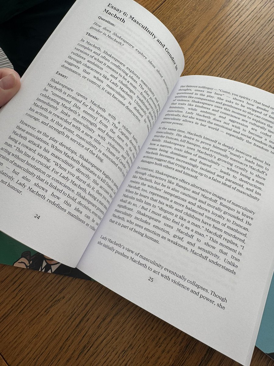 MrsRJOwen's tweet image. Just a little book of model essays!!! amzn.eu/d/09z4jVm #macbeth #aic #acc #gcseliterature #teamenglish #edutwitter #engchat