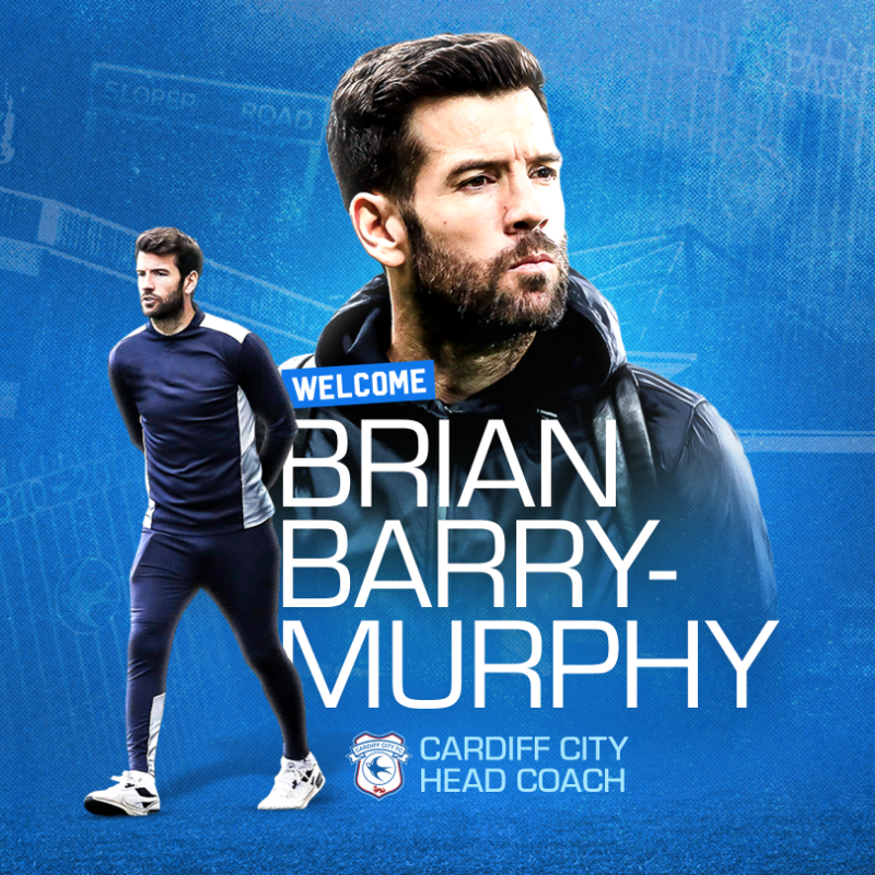 CardiffCityFC's tweet photo. Cardiff City Football Club is delighted to announce the appointment of Brian Barry-Murphy as First Team Head Coach.

The 46-year-old has signed a three-year deal with the #Bluebirds, which runs until the summer of 2028.

#CityAsOne