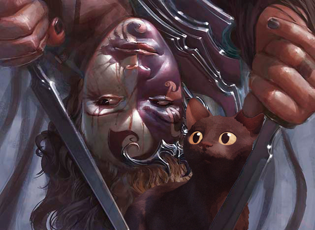 livingcardsmtg's tweet photo. I Photoshop the Cat from Flow into a Magic card until I don't: Day 67 https://t.co/T8ZiH1DKvI
