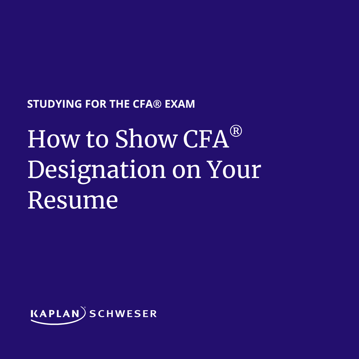 Earning the CFA designation is a great accomplishment and is an indication of your hard work. We're here to help you understand the rules set by the CFA Institute when communicating your status on resumes. bit.ly/45cFbKa