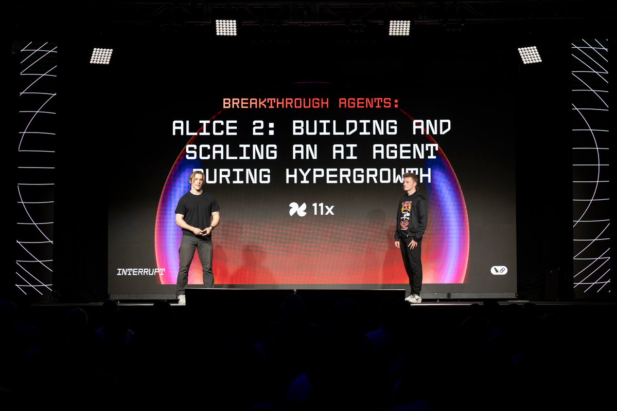 .<a href="/11x_official/">11x</a>  shares their experience rebuilding their Alice Agent using our full stack for building agents -- LangGraph, LangGraph Platform, LangSmith, and LangChain. Sherwood Callawayand and Keith Fearon cover the technical journey from ReAct to Multi-Agent architecture,