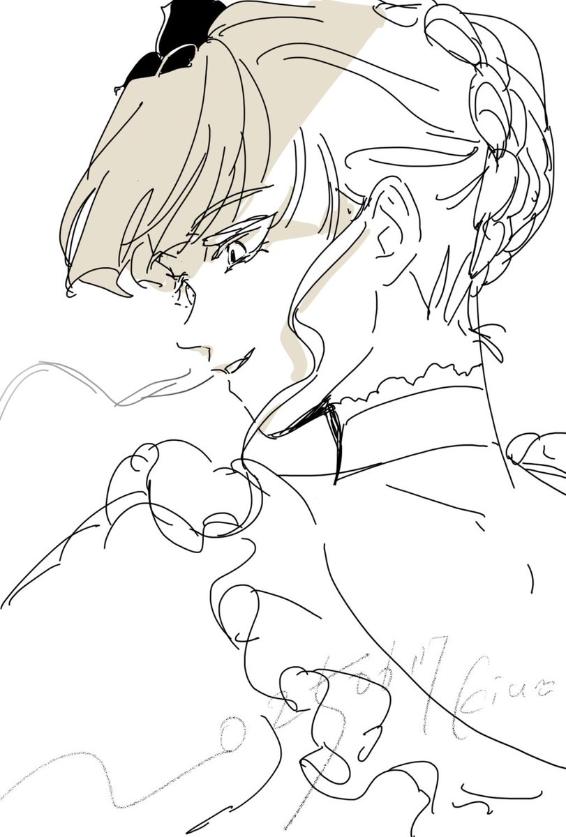 kiu___5's tweet image. 「真里亞、」
