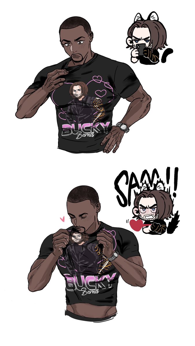 #buckysam I think Sam would love to wear this T-shirt.😏
