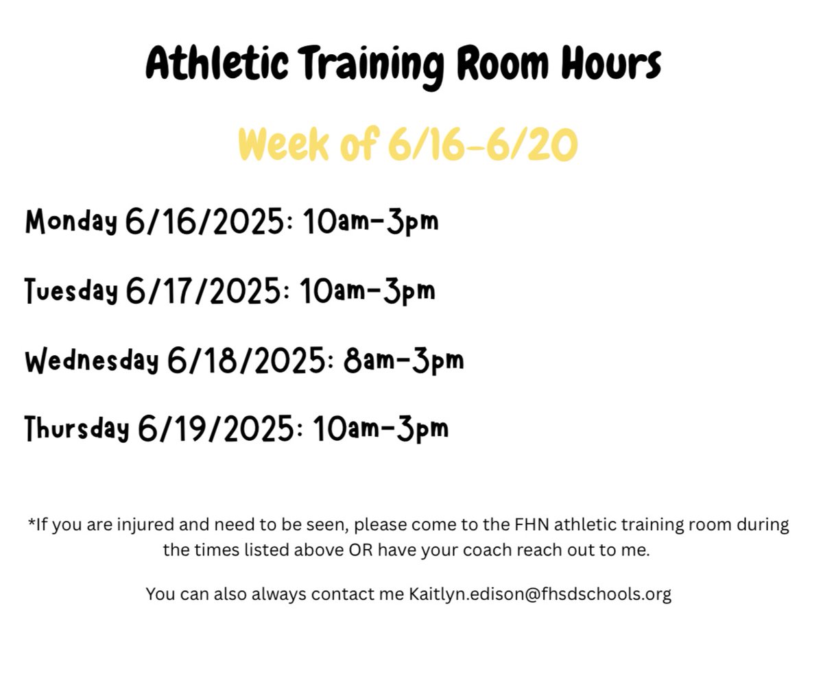FHN Athletic Training (@northknightsatc) on Twitter photo 