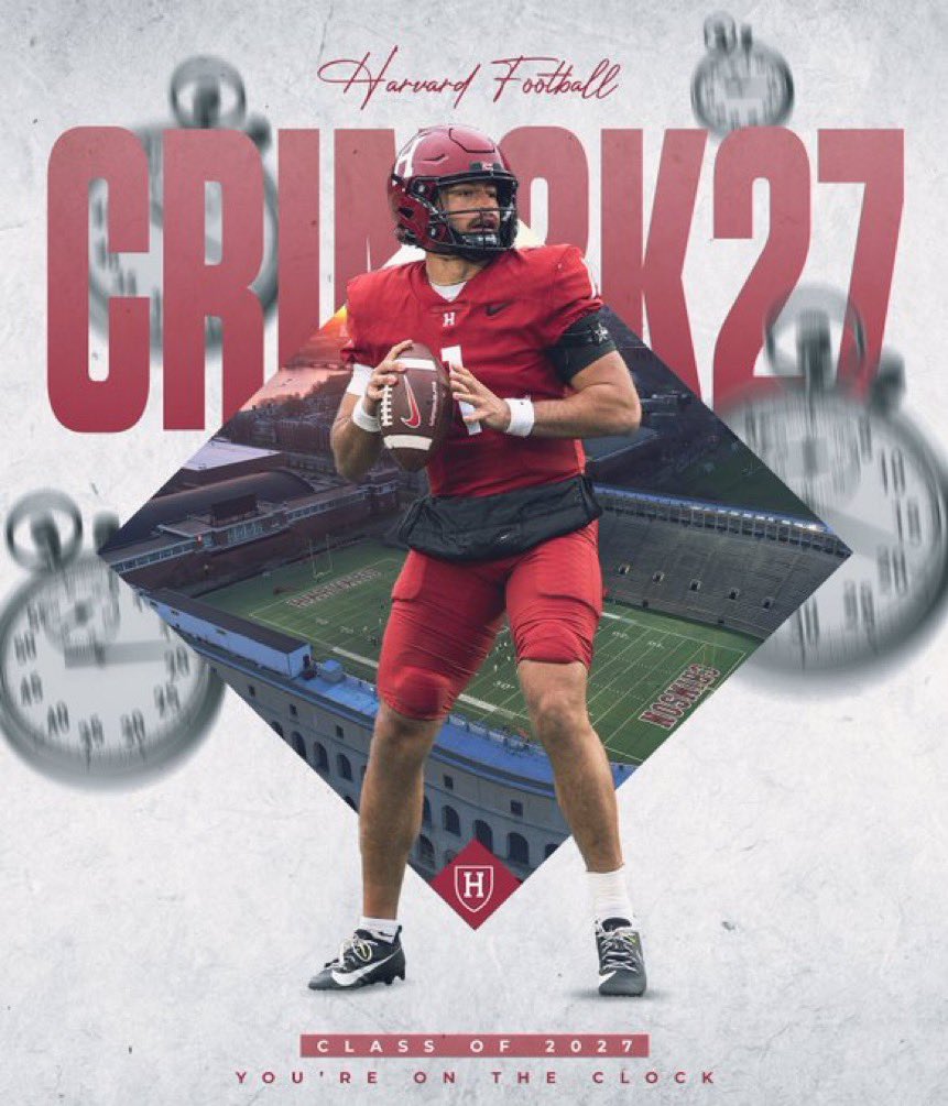 Appreciate the love Harvard football ! <a href="/Cinjun_Erskine/">Cinjun Erskine</a> <a href="/HarvardFootball/">Harvard Football</a>
