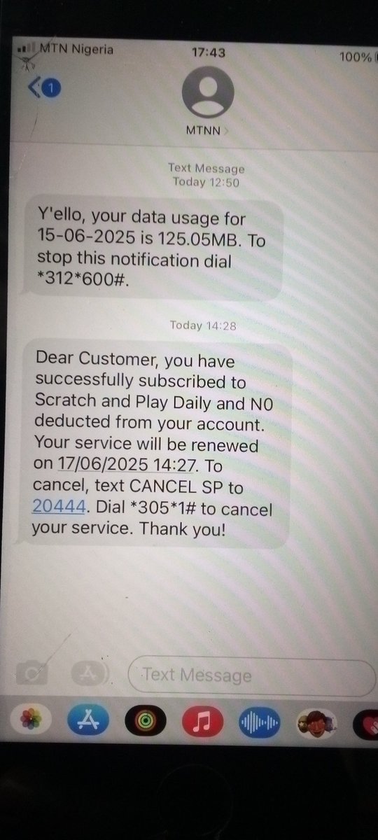 ekole_3's tweet photo. @MTNNG @fccpcnigeria Pls can subscribers just be let to use your service in peace? I DIDN'T SUBSCRIBE TO SCRATCH AND PLAY. Every other day, one is FORCED SUBSCRIBED to services. MTN Marketing, STOP THIS FRAUD, PLEASE! https://t.co/rWIr9nMgbj