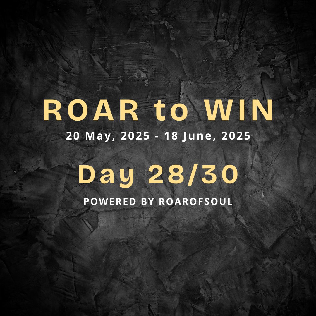AnisROAR's tweet photo. I started #ROARtoWIN because I was tired of my own excuses.
28 days later my fears are still here… they just work for me now.
Today with the 1st pack of lessons ↓ https://t.co/gSUWV9UNbw