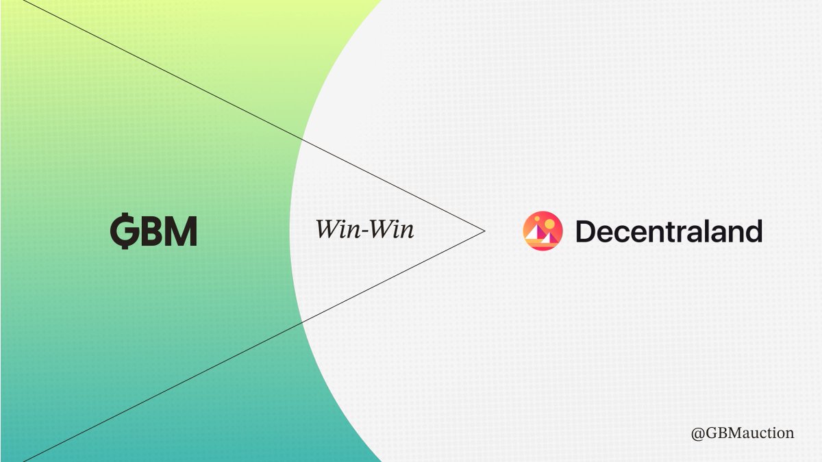 Auctions should be so much more than just the winning bid.

So, let's explore how @Decentraland used GBM’s Win-Win mechanism to ensure everybody wins 👇